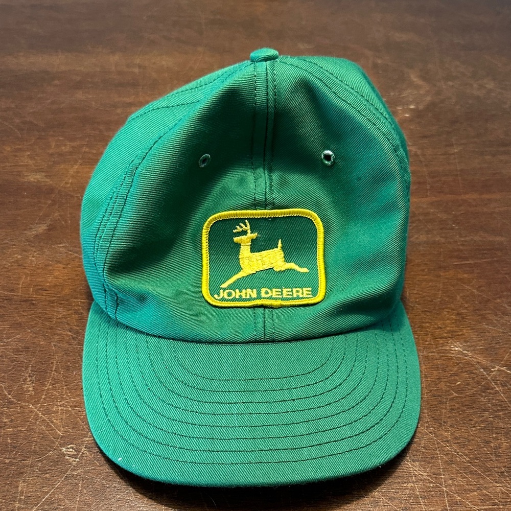 Super Vintage John Deere Green Snapback